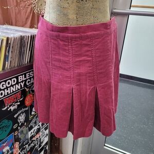 Juicy Couture Pink Corduroy Mini Skirt